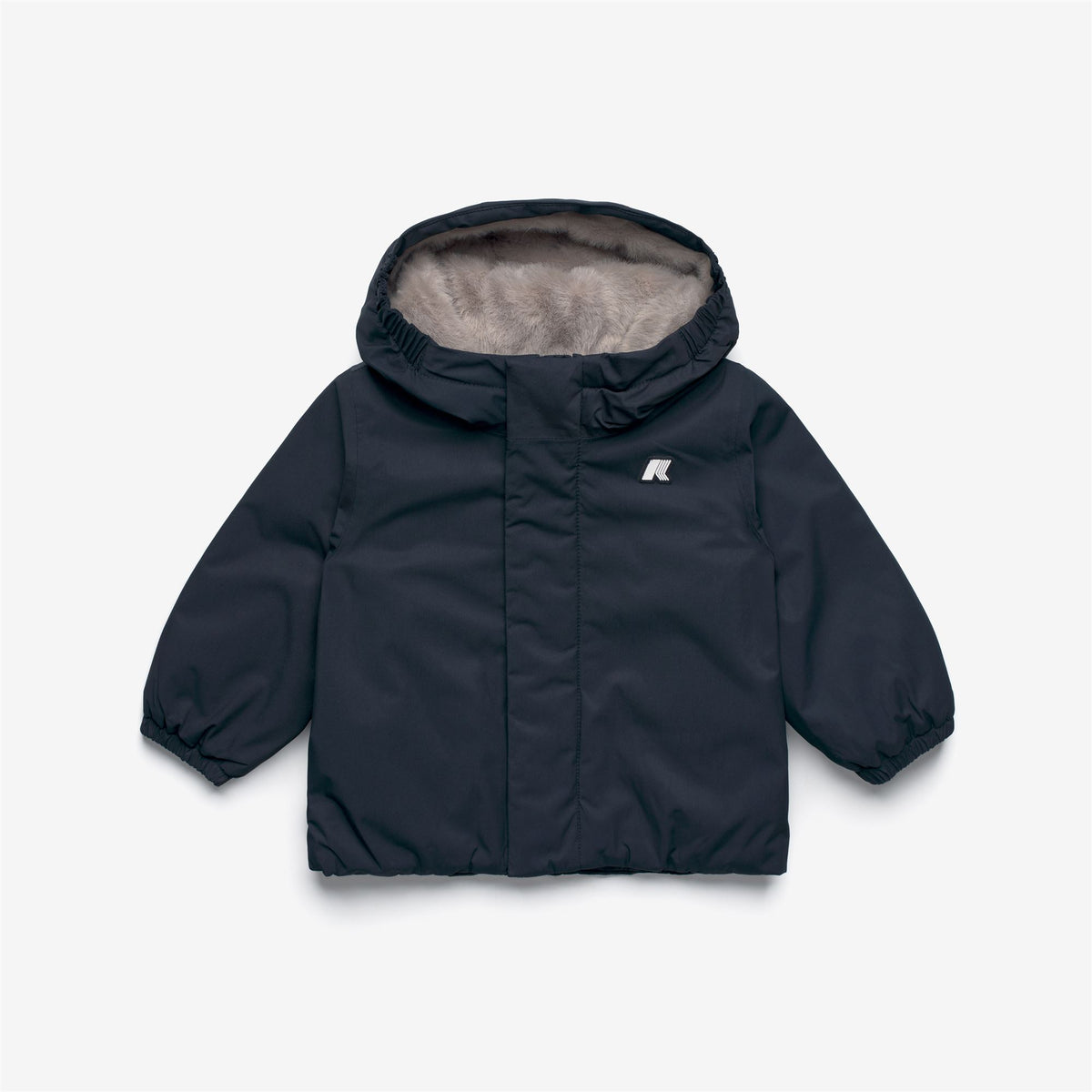 Jackets_KID UNISEX_E. JACK TWILL SOFT BEAVER_Short_Blue D-Grey W - Commercial 1
