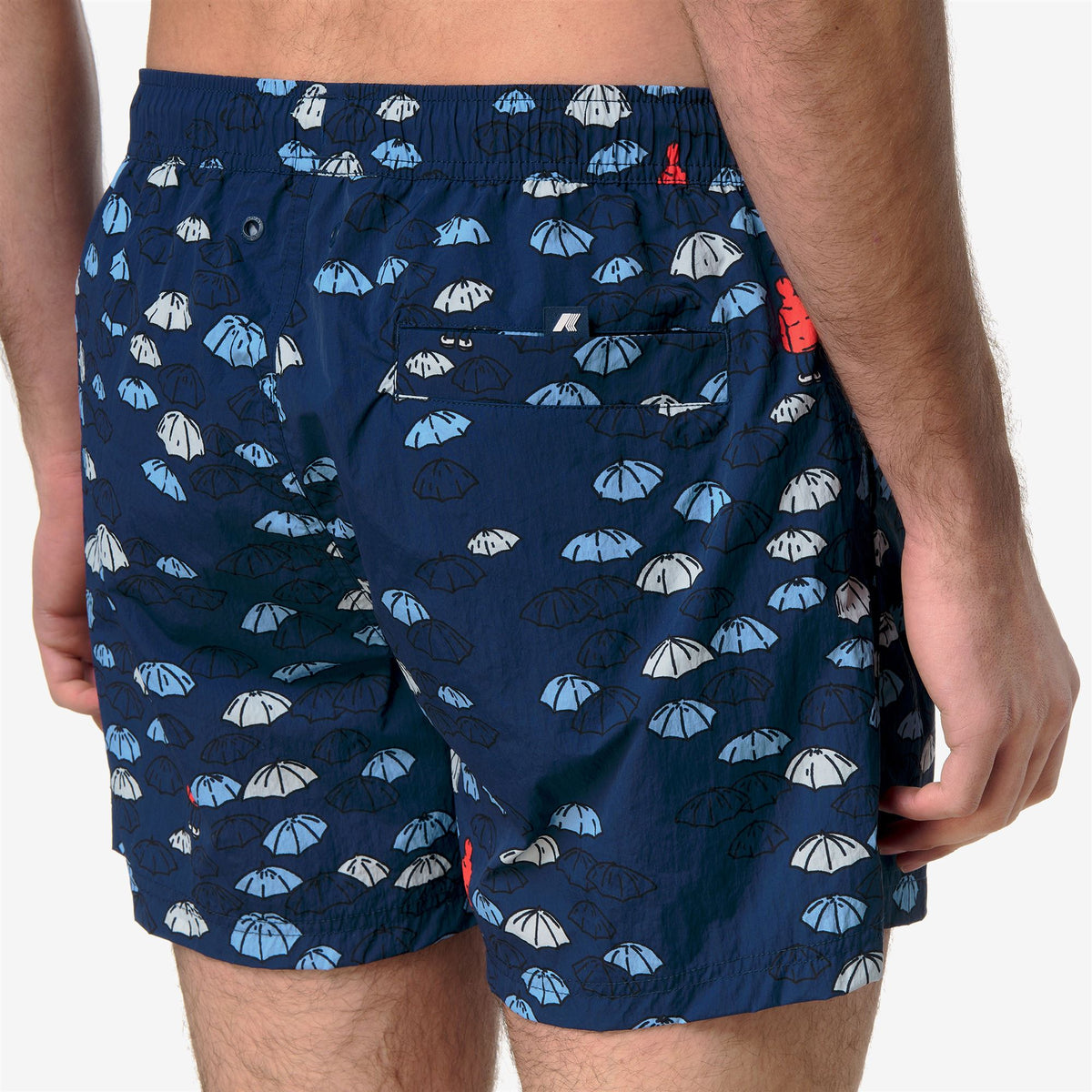 Bathing Suits_Man_HAZEL AOP_Swimming Trunks_Blue Insignia - Commercial 7