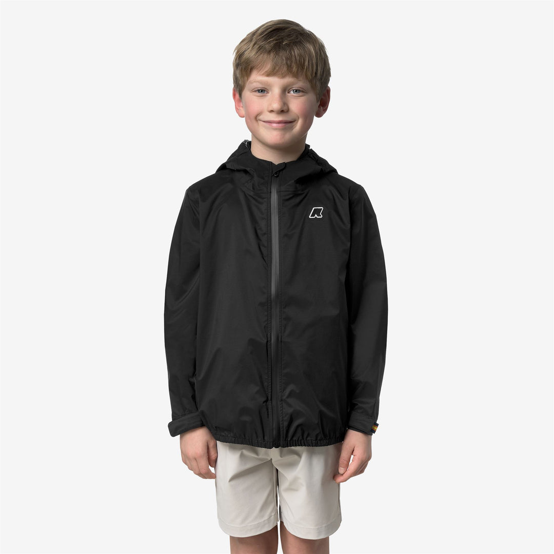 P. CHARMAIN TRAVEL Jackets Short Kid unisex Black Pure 01