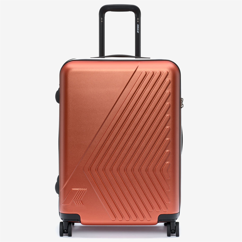 Luggage Bags_Unisex_EUDOXIEUR LOGO_Trolley_Orange Brownish - Commercial 1