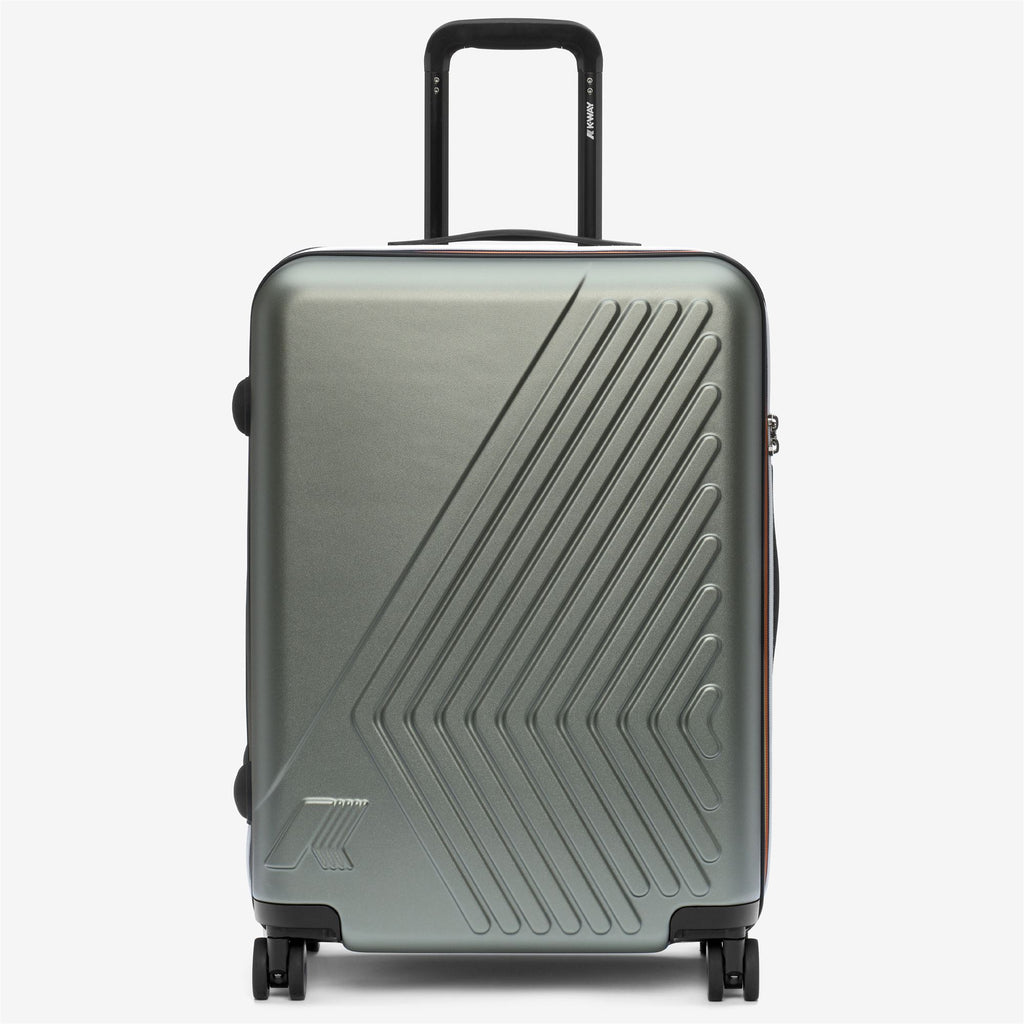 Luggage Bags_Unisex_EUDOXIEUR LOGO_Trolley_Green Lichen - Commercial 1