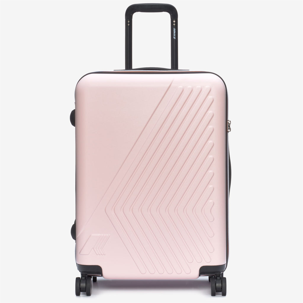 Luggage Bags_Unisex_EUDOXIEUR LOGO_Trolley_Pink Sallow - Commercial 1