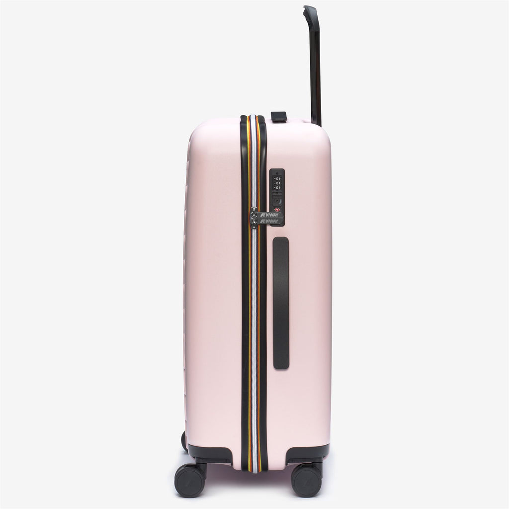 Luggage Bags_Unisex_EUDOXIEUR LOGO_Trolley_Pink Sallow - Commercial 2