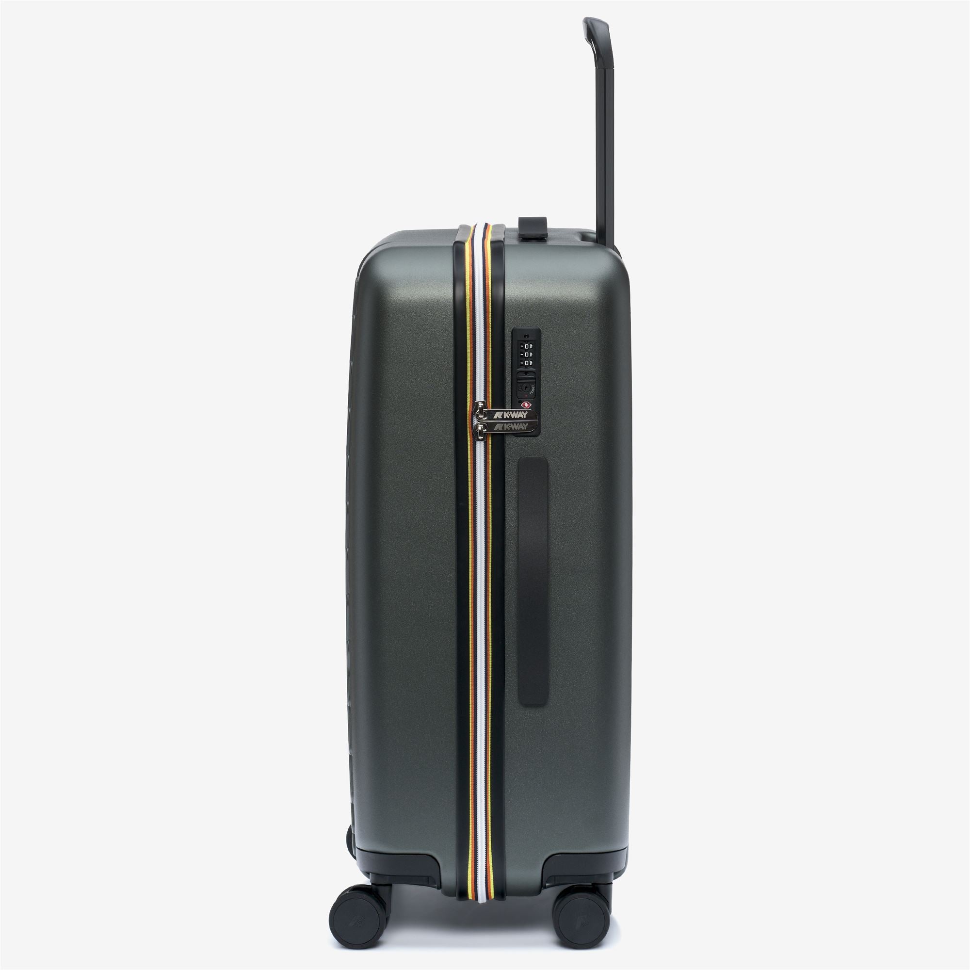Luggage Bags_Unisex_EUDOXIEUR LOGO_Trolley_GREEN BLACKISH - Commercial 2