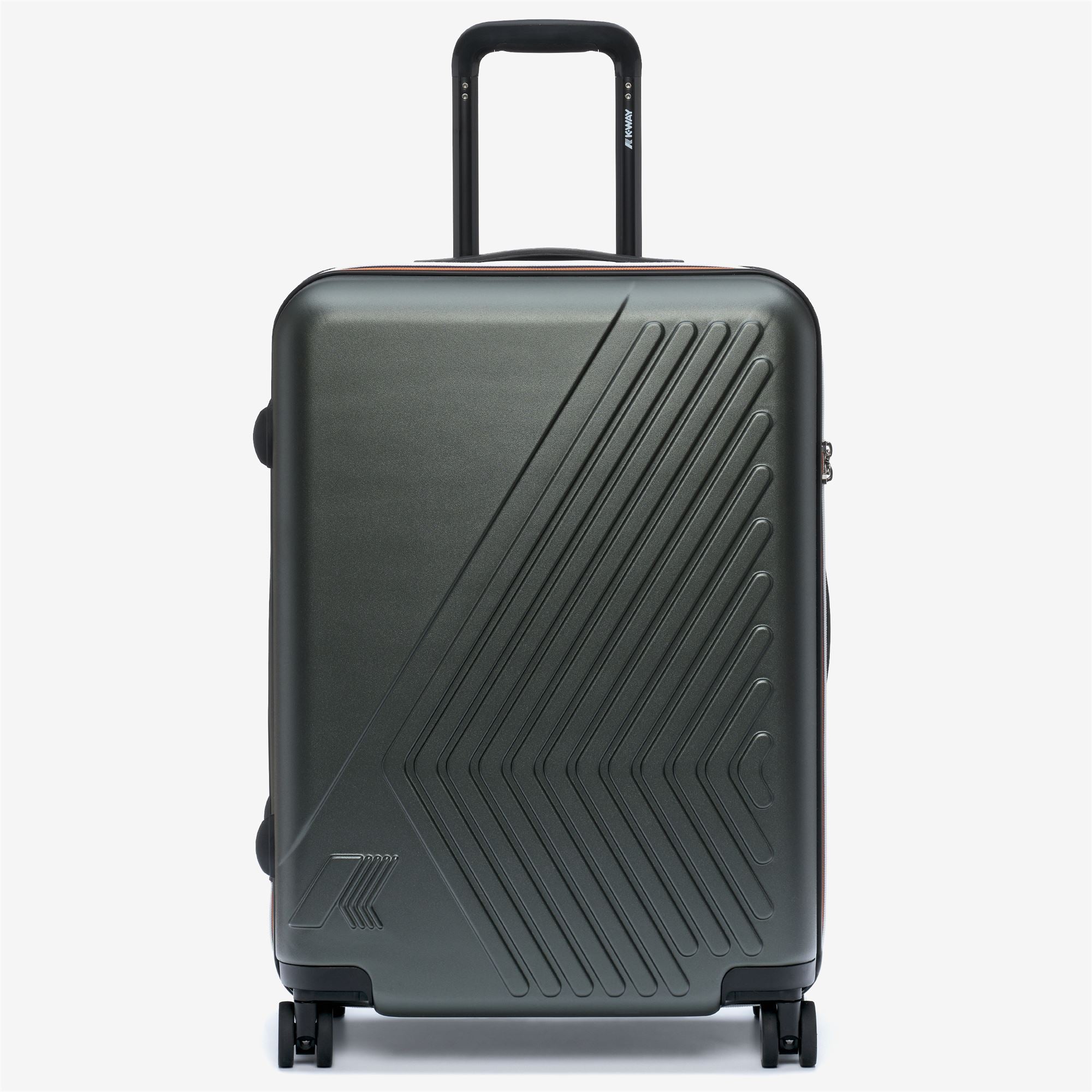 Luggage Bags_Unisex_EUDOXIEUR LOGO_Trolley_GREEN BLACKISH - Commercial 1