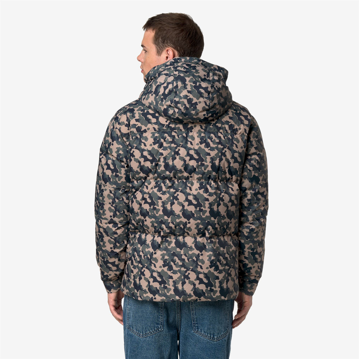 Jackets_Unisex_POLY 4.0 AURELE HEAVY WARM GRAPHIC CITADIUM_Mid_Beige Khaki - Blue Depth - GREEN BLACKISH - Commercial 6