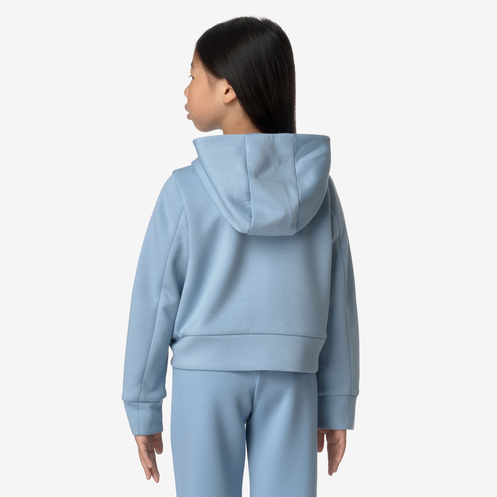 Fleece_GIRL_P. DIVINE LIGHT SPACER_Hoodie Full Zip_Blue Avio - Commercial 6