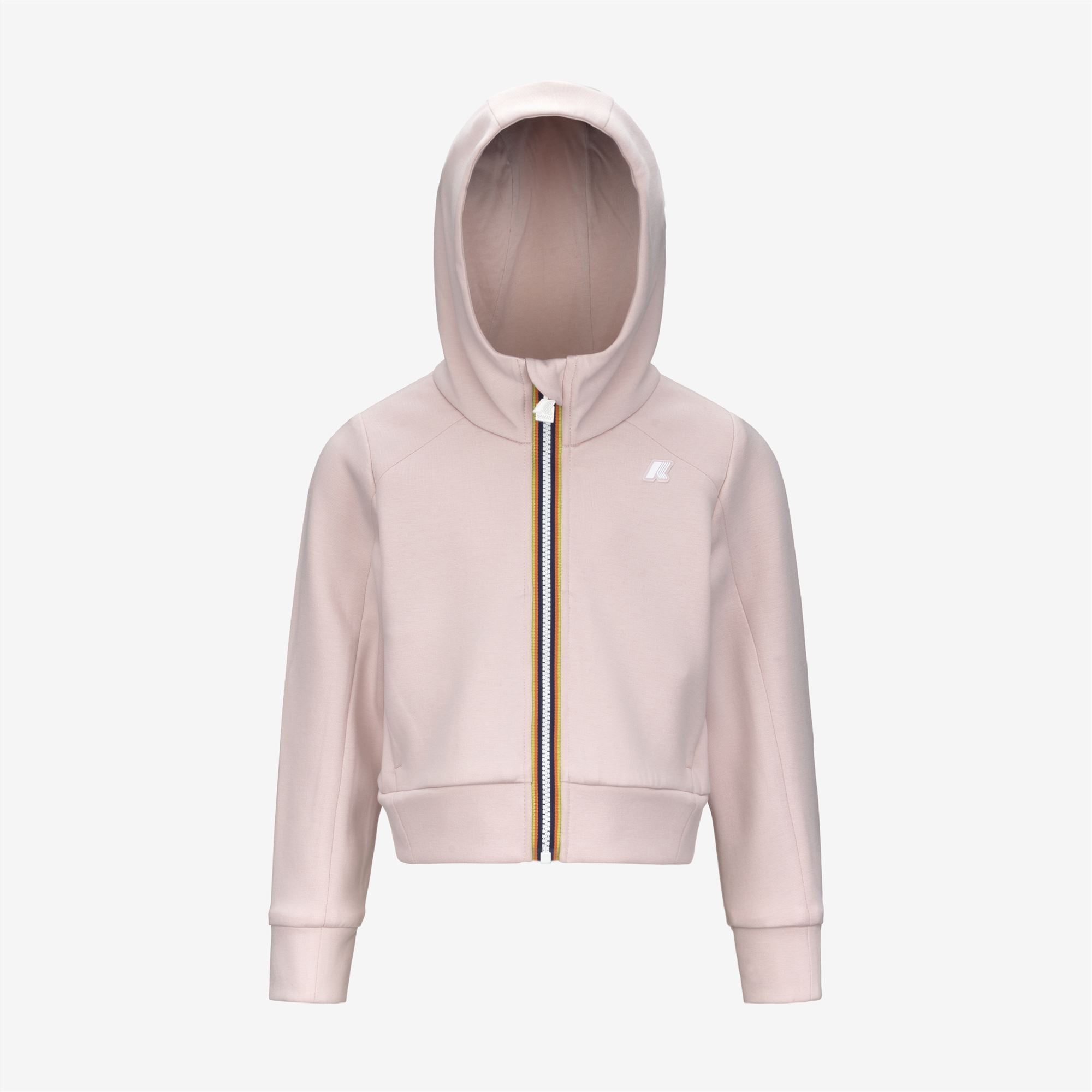 Fleece_GIRL_P. DIVINE LIGHT SPACER_Hoodie Full Zip_Rose Hushed - Commercial 1