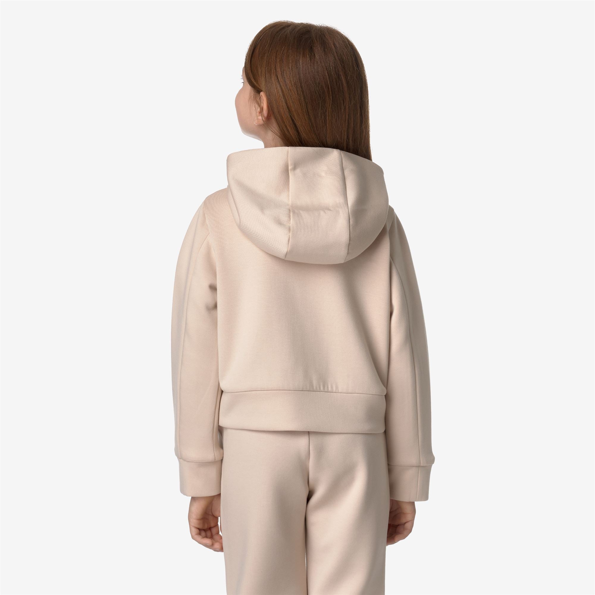 Fleece_GIRL_P. DIVINE LIGHT SPACER_Hoodie Full Zip_Pink Tint - Commercial 6