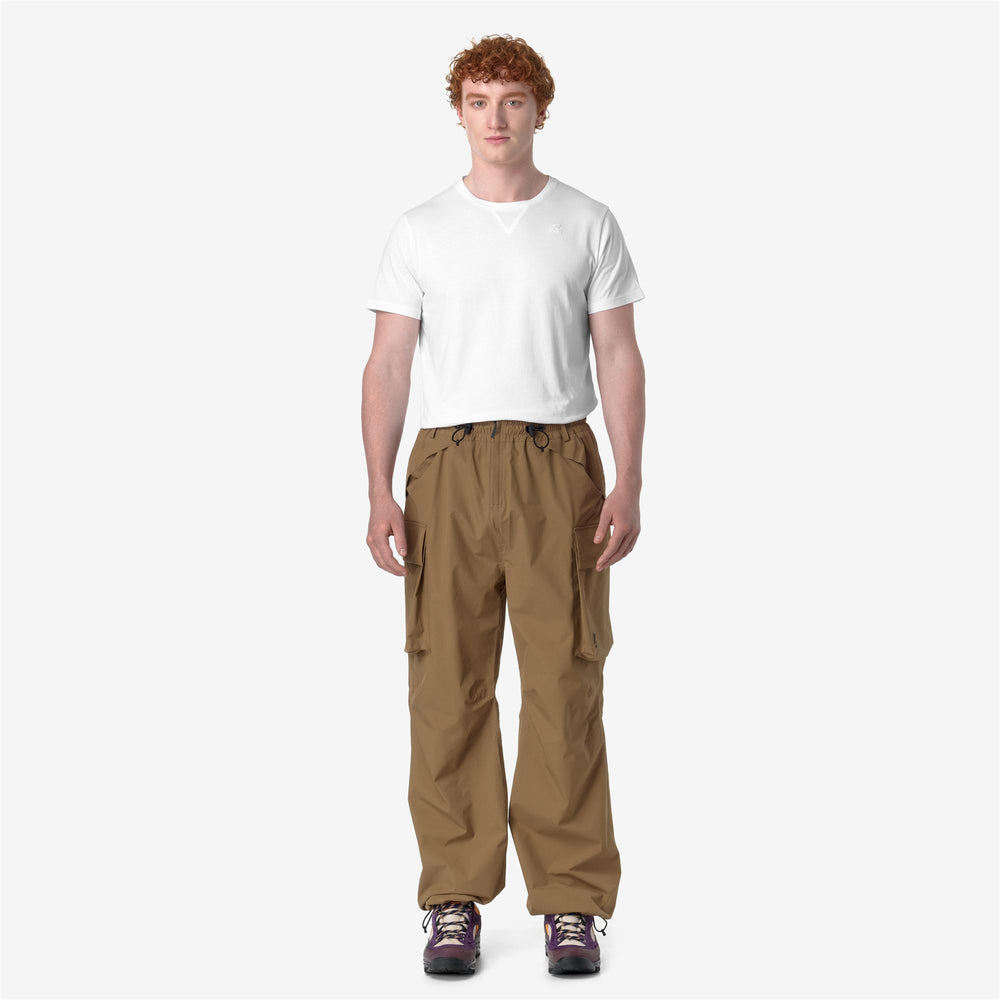 Brown Green Unisex Sport Cargo Pants for City Wear 02