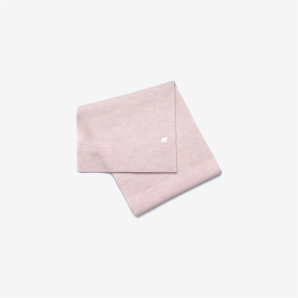 Scarves_UNISEX_ETIENNE CARDIGAN STITCH WOOL_Scarf_Rose Hushed Melange - Commercial 1