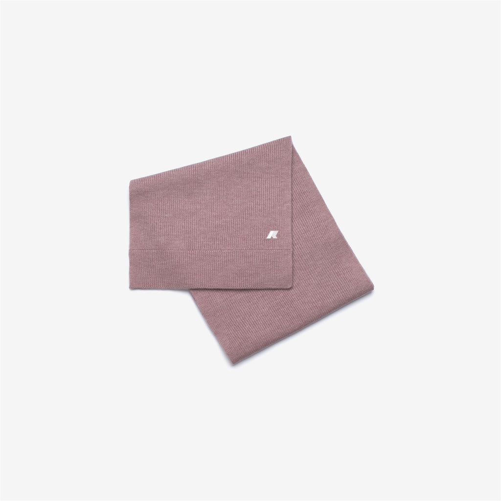 Scarves_UNISEX_ETIENNE CARDIGAN STITCH WOOL_Scarf_Rose Pinkish Mel - Commercial 1