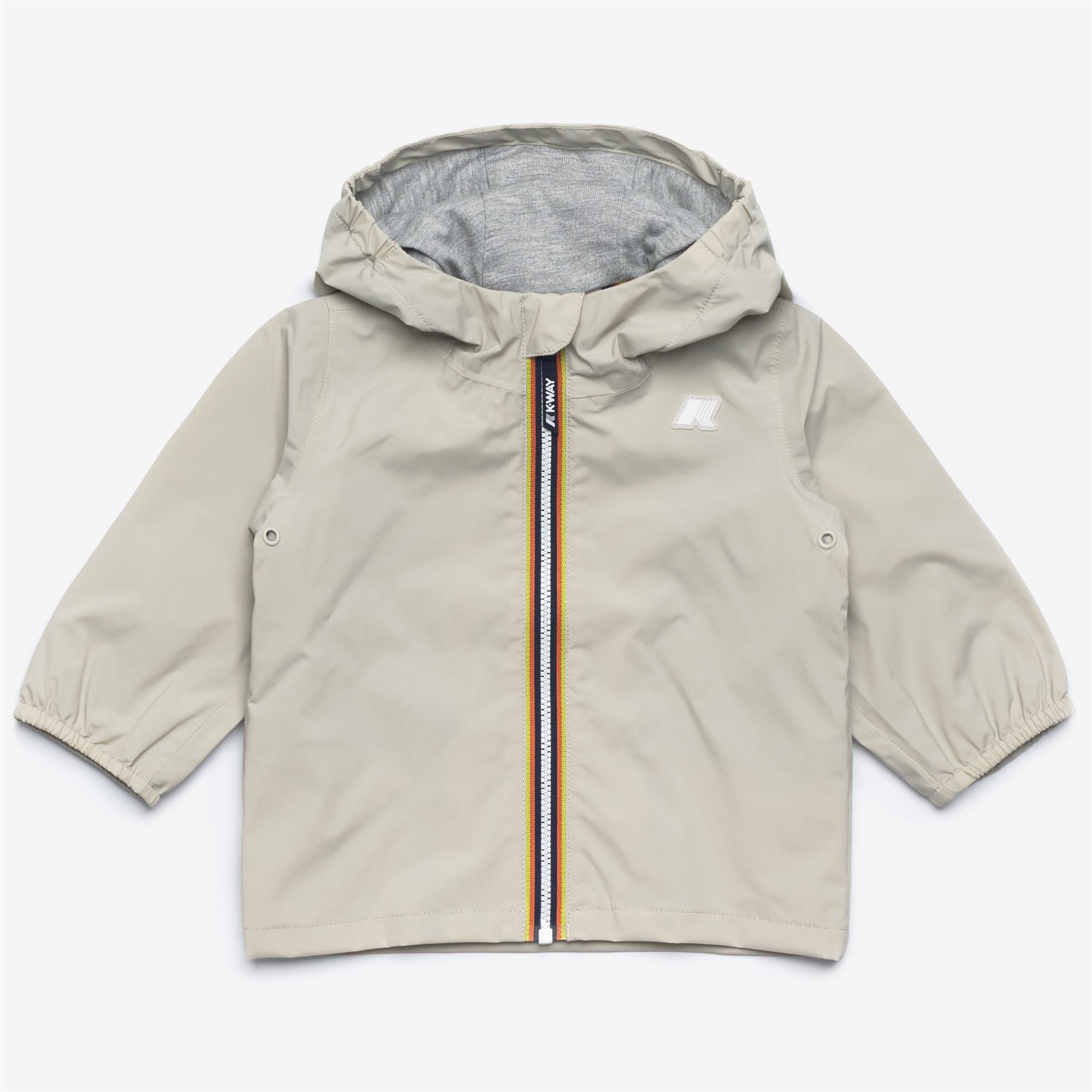 Jackets_KID UNISEX_E. JACK STRETCH NYLON JERSEY_Short_BEIGE LT - Commercial 1