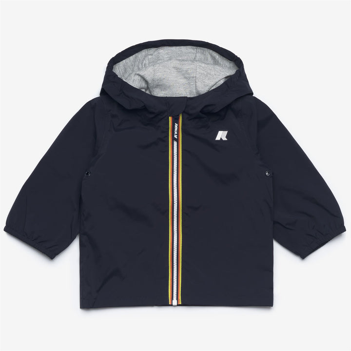 Giacca in Nylon Stretch Unisex per Bambini Blu per Tempo Variabile 1