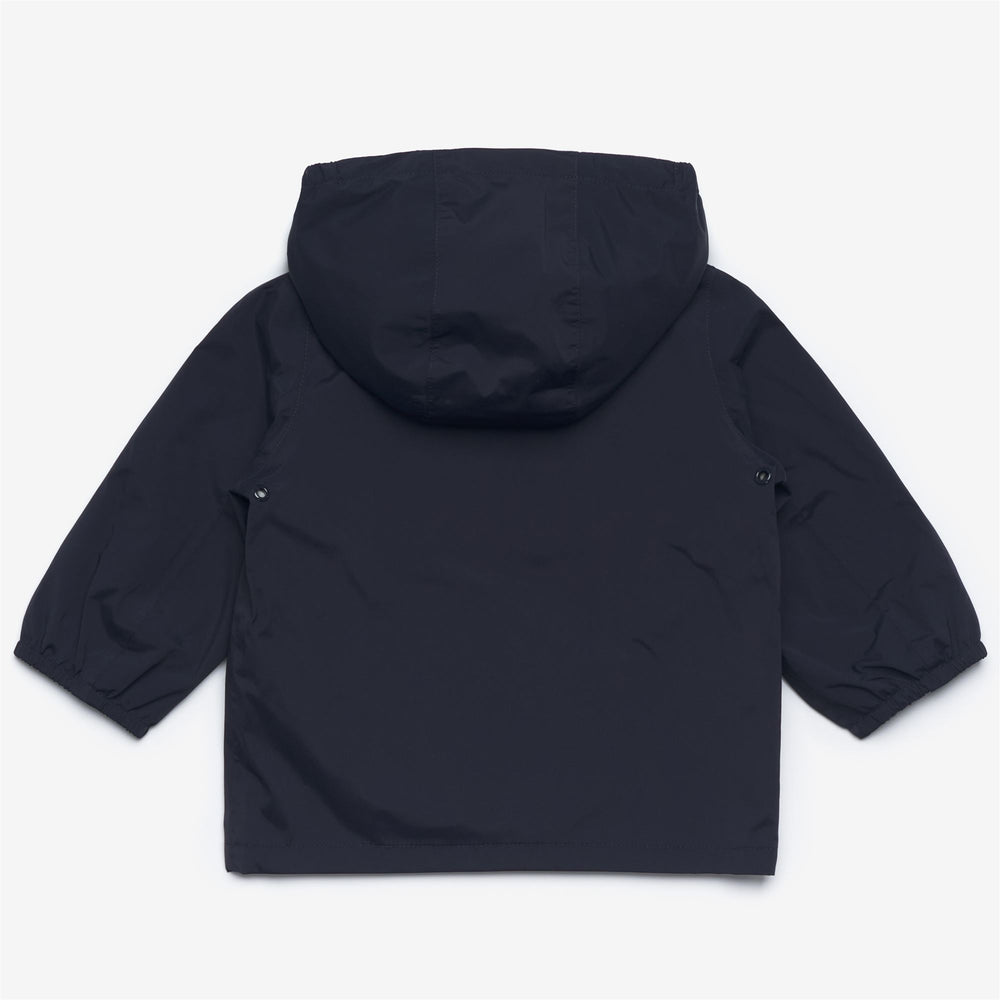 Giacca in Nylon Stretch Unisex per Bambini Blu per Tempo Variabile 02