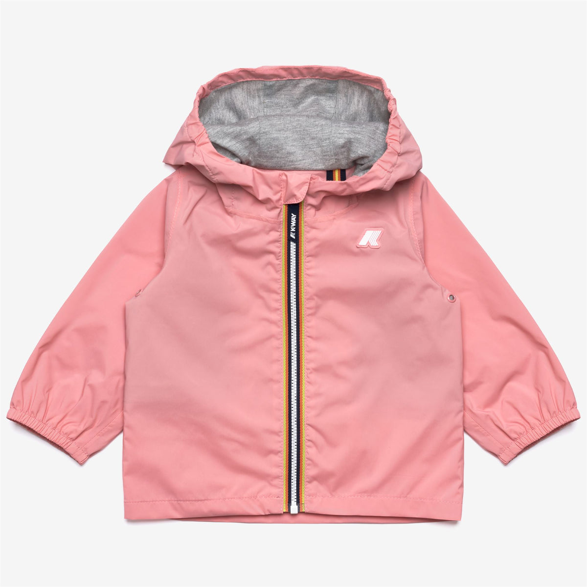 Jackets_Kid unisex_E. JACK STRETCH NYLON JERSEY_Short_Pink Geranium - Commercial 1