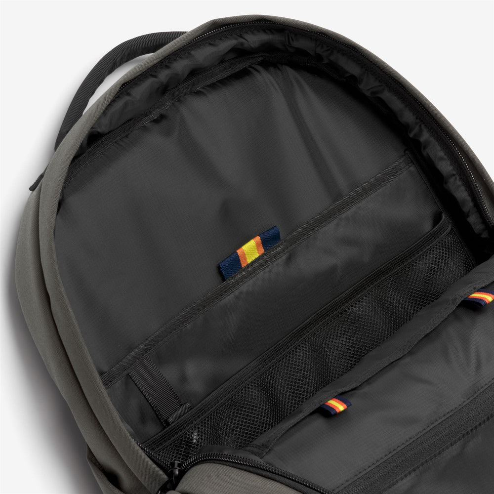 Grey Green Unisex Travel Backpack with Padded Laptop Sleeve 02