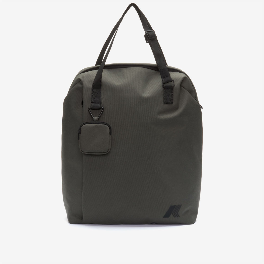 Green black Unisex Tote Bag with Laptop Compartment 01