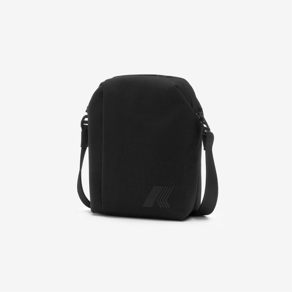 Black Unisex Small Nylon Crossbody Shoulder Bag 02