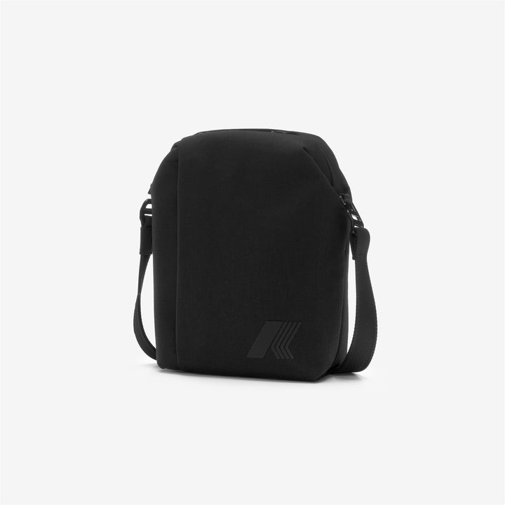 Borsa a tracolla unisex in nylon nera piccola 2