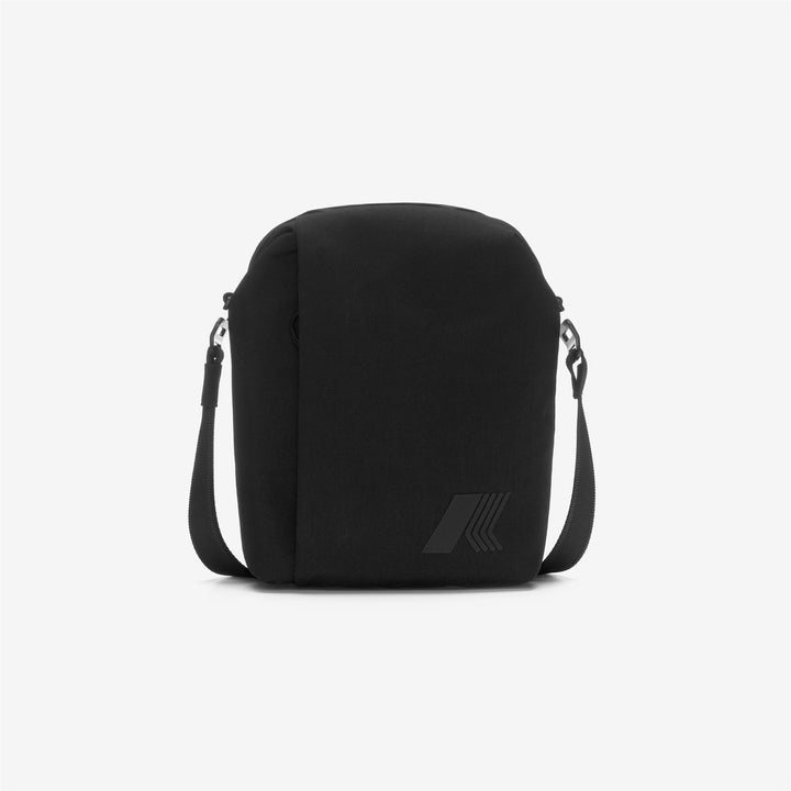 Borsa a tracolla unisex in nylon nera piccola 1