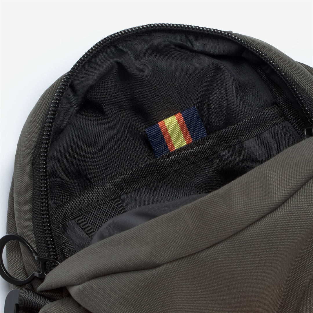 Borsa a tracolla unisex verde con tasche multiuso main