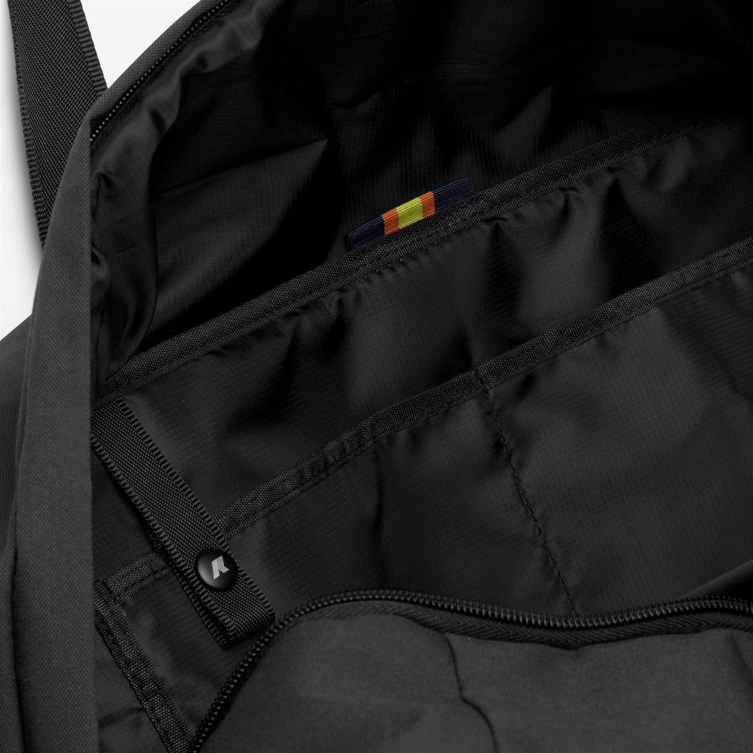 Borsa da viaggio unisex nera con tracolla rimovibile main