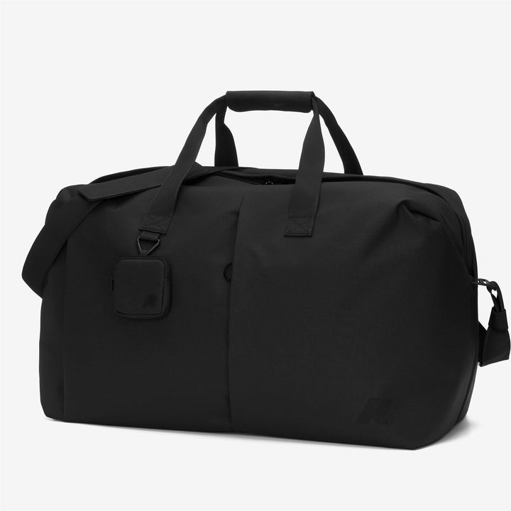 Borsa da viaggio unisex nera con tracolla rimovibile 2