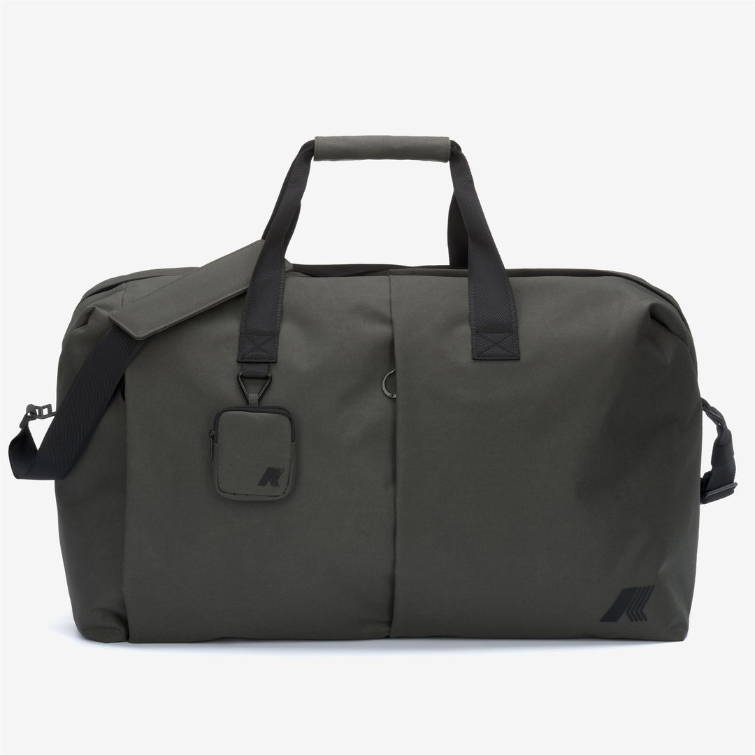 Green unisex Travel Duffle Bag with Padded Shoulder Strap 01