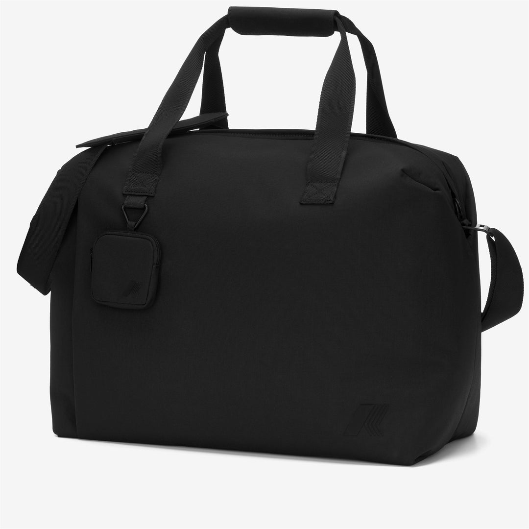 Borsa da Viaggio Duffle Unisex Nera e Grigia con Tracolla Imbottita main
