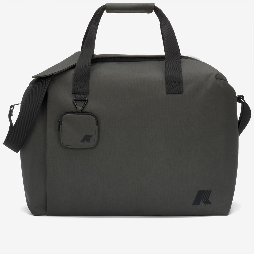 Green black Unisex Travel Duffle Bag with Adjustable Strap 01