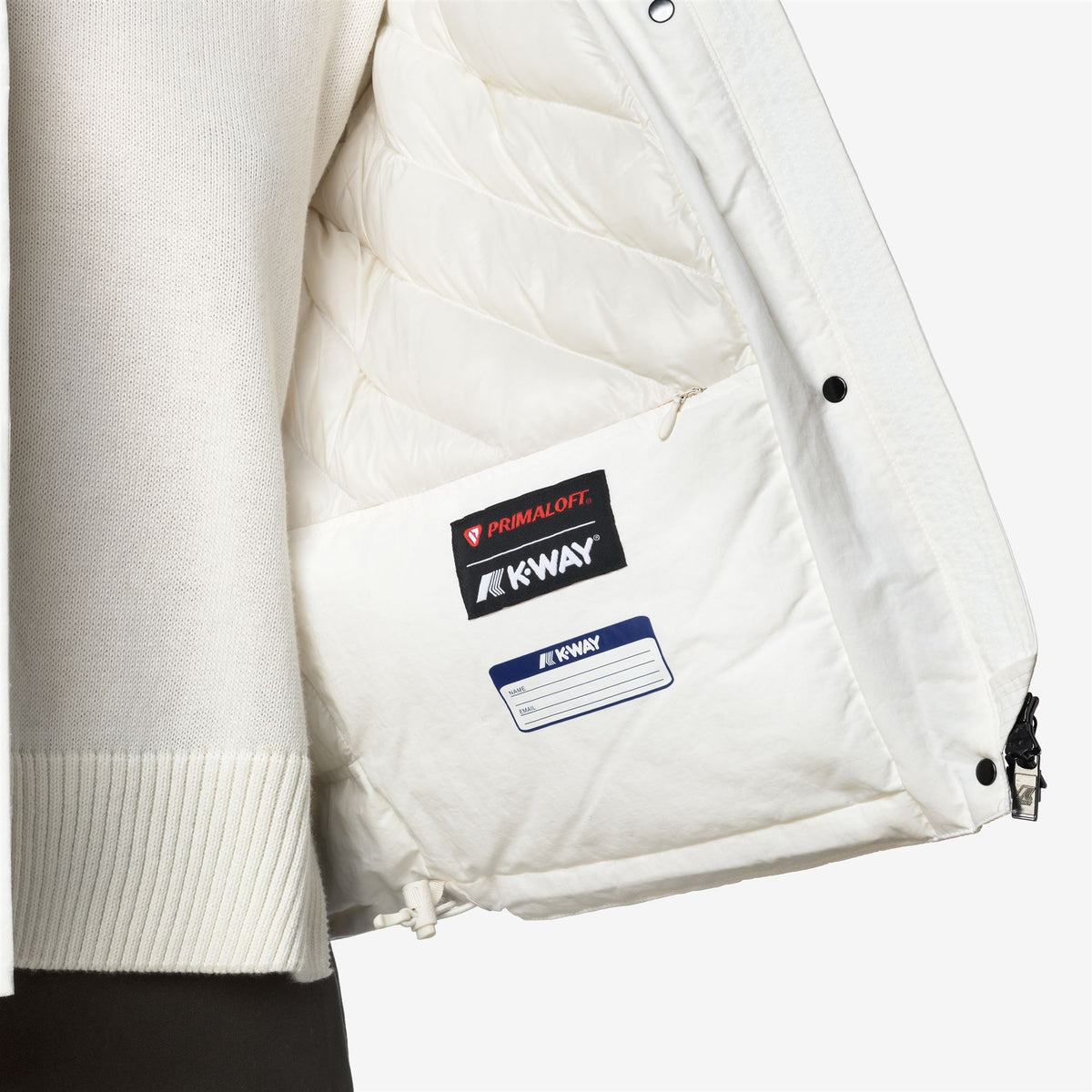 Jackets_WOMAN_KALI WARM COTTON NYLON_Short_White Gardenia - Commercial 7