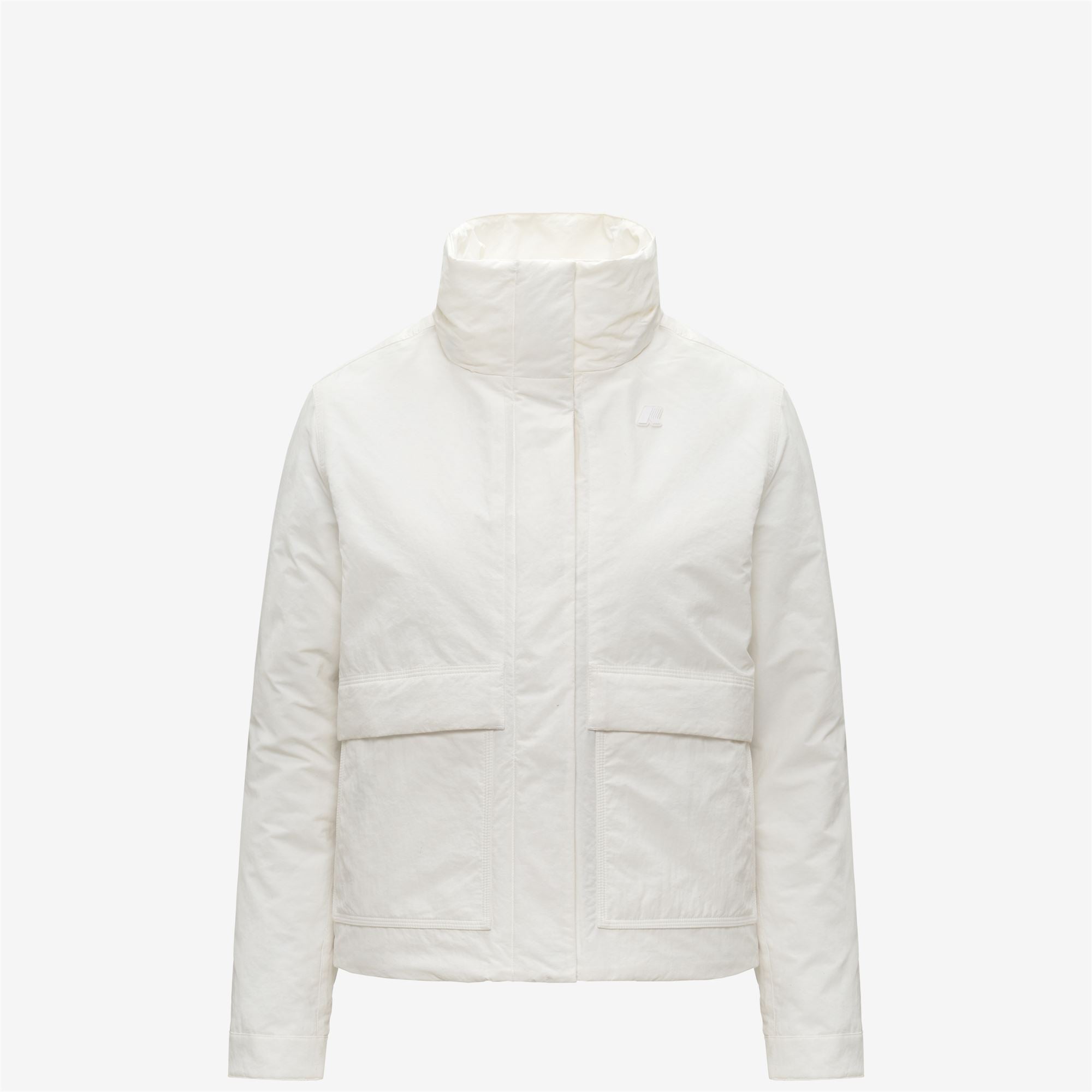 Jackets_WOMAN_KALI WARM COTTON NYLON_Short_White Gardenia - Commercial 2