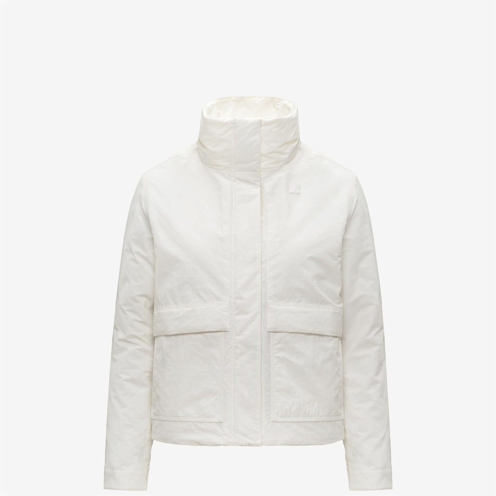 Jackets_WOMAN_KALI WARM COTTON NYLON_Short_White Gardenia - Commercial 2