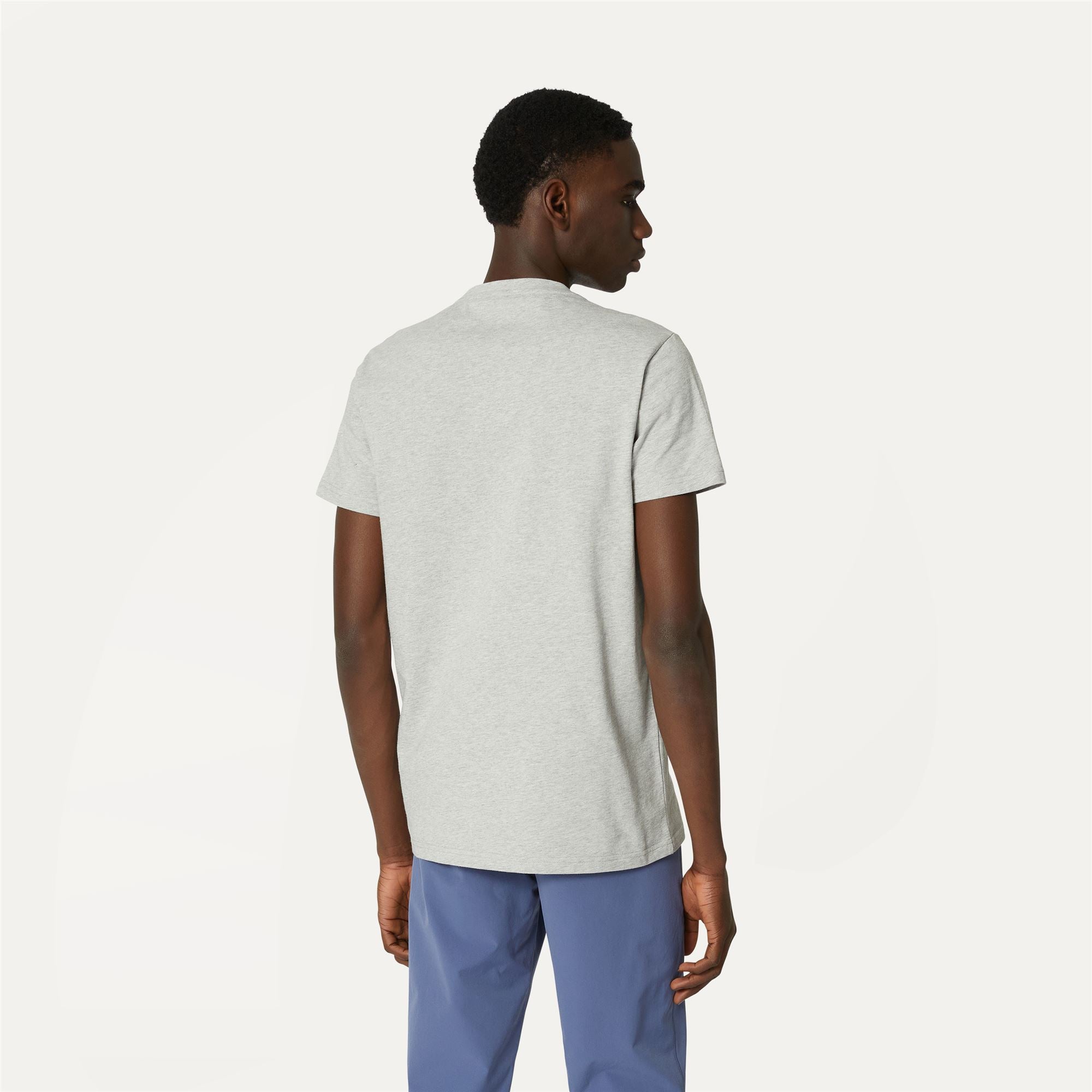 T-Shirts & Top_MAN_ODOM LOGO BOX_T-Shirt_GREY MEL - Commercial 6