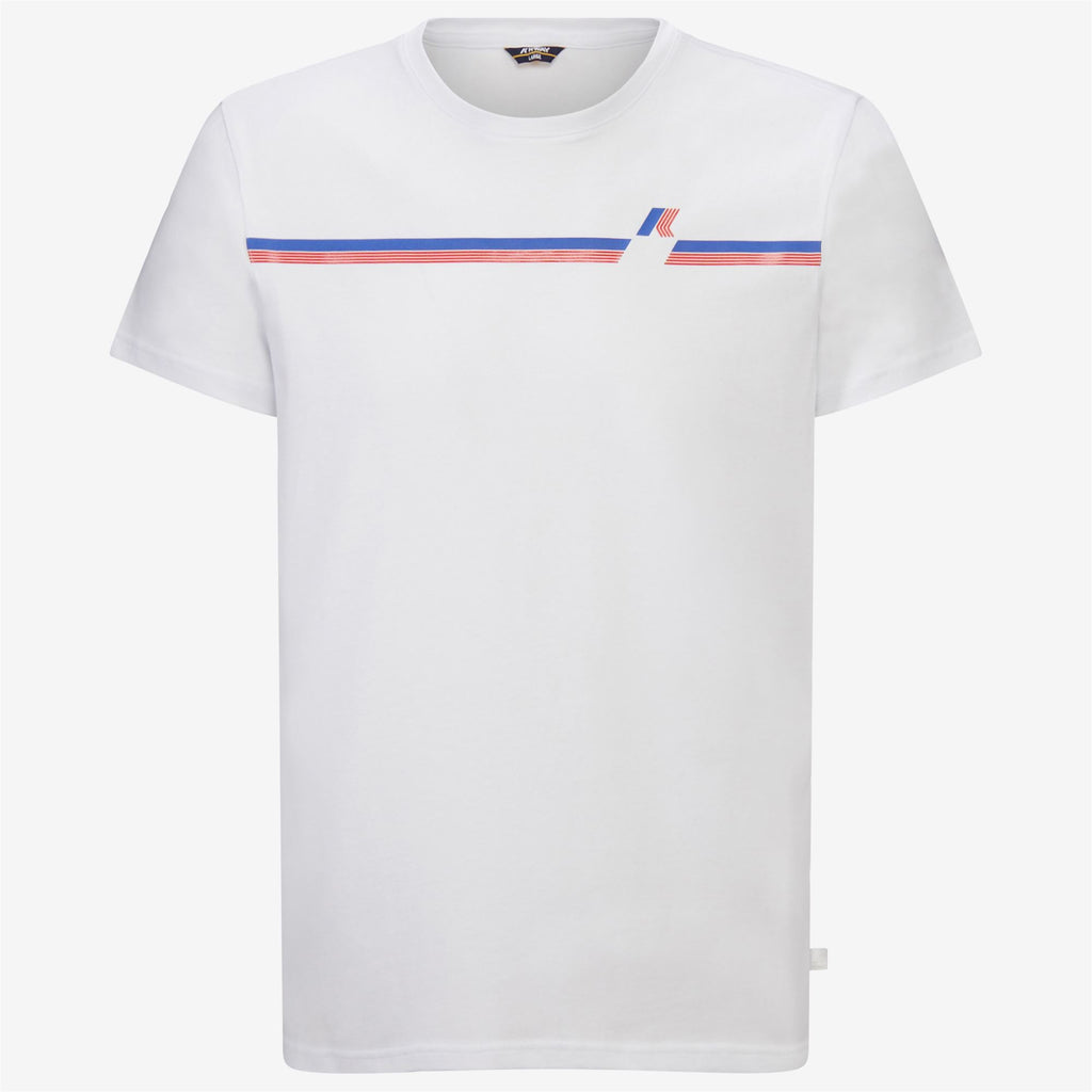 T-Shirts & Top_MAN_ODOM LOGO STRIPES_T-Shirt_White - Commercial 1