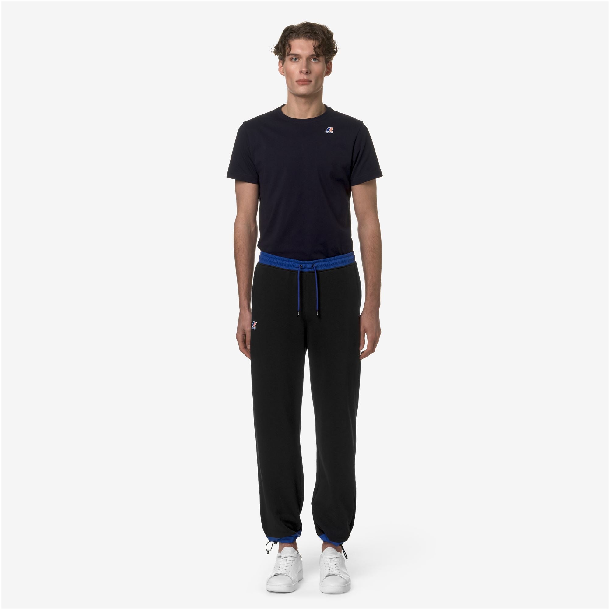 Pants_Unisex_LE VRAI MEDARD NYLON PC_Sport Trousers_Black Pure - Blue Royal Marine - Commercial 4
