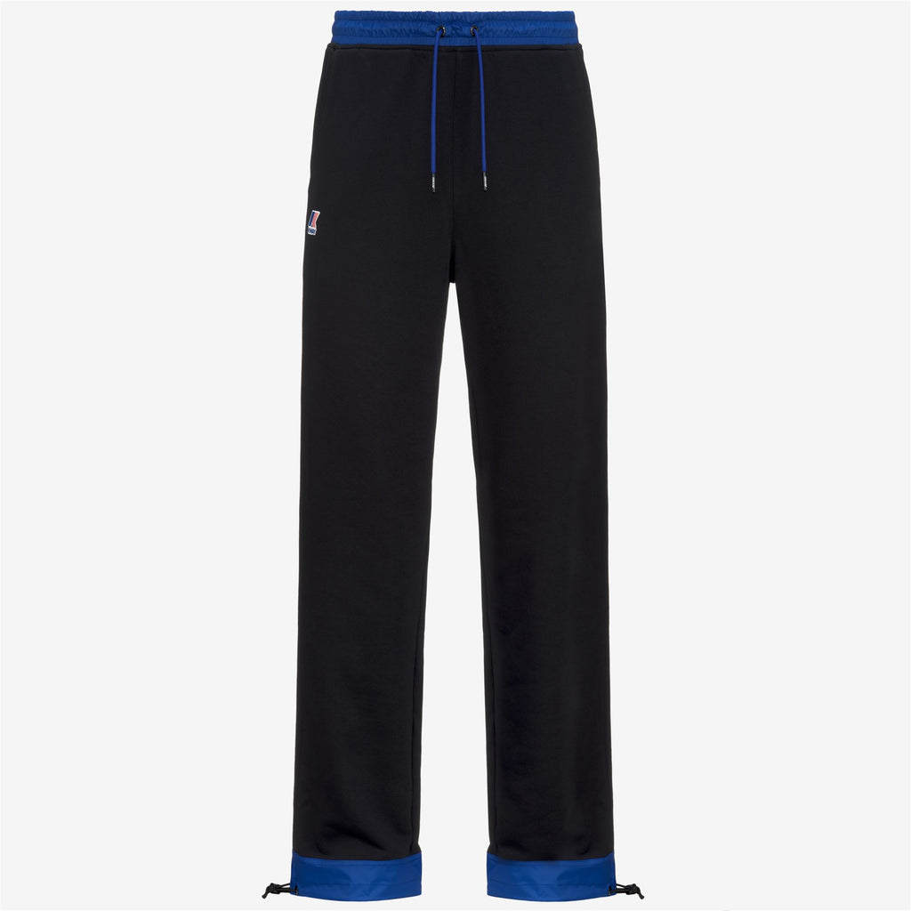 Pants_Unisex_LE VRAI MEDARD NYLON PC_Sport Trousers_Black Pure - Blue Royal Marine - Commercial 1