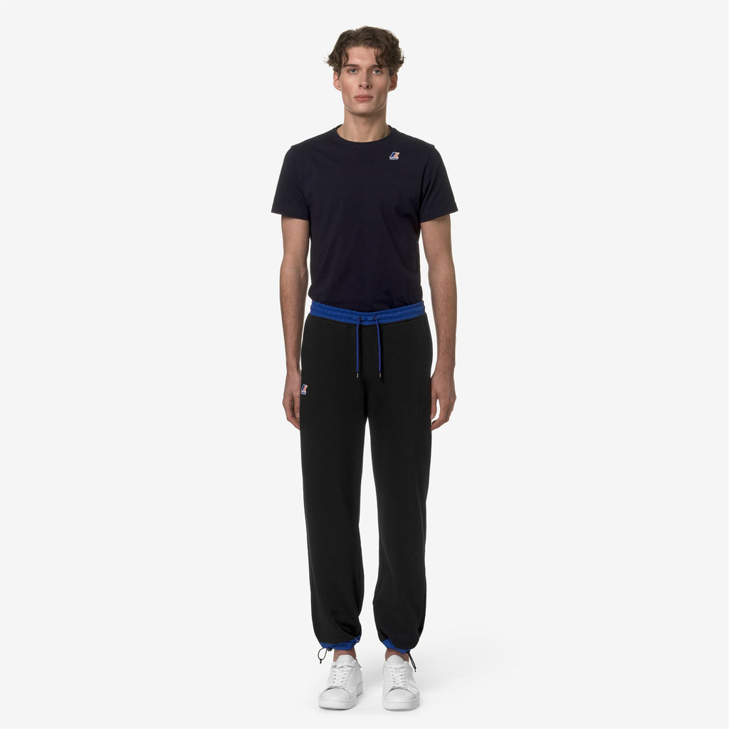 Pants_Unisex_LE VRAI MEDARD NYLON PC_Sport Trousers_Black Pure - Blue Royal Marine - Commercial 4