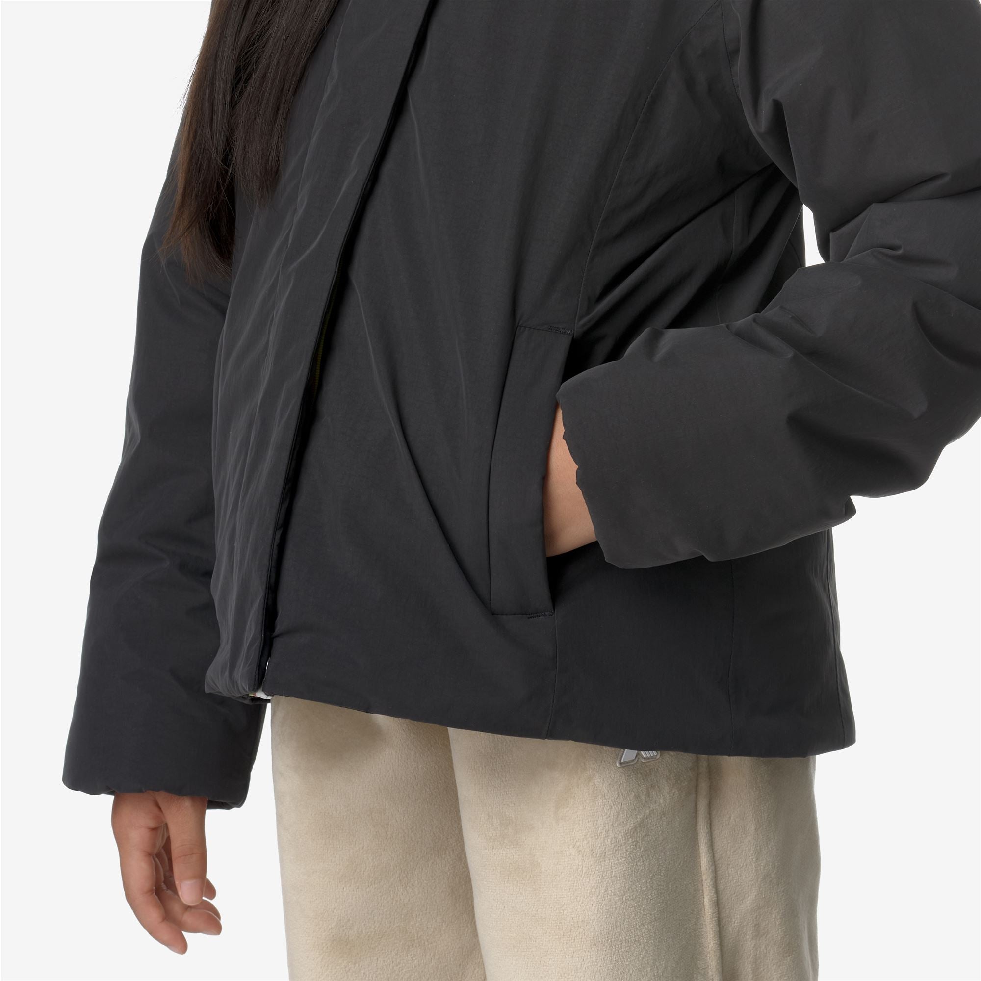 Jackets_GIRL_P. LILY SOFT TOUCH MARMOTTA_Short_Black P-Blue A - Commercial 7
