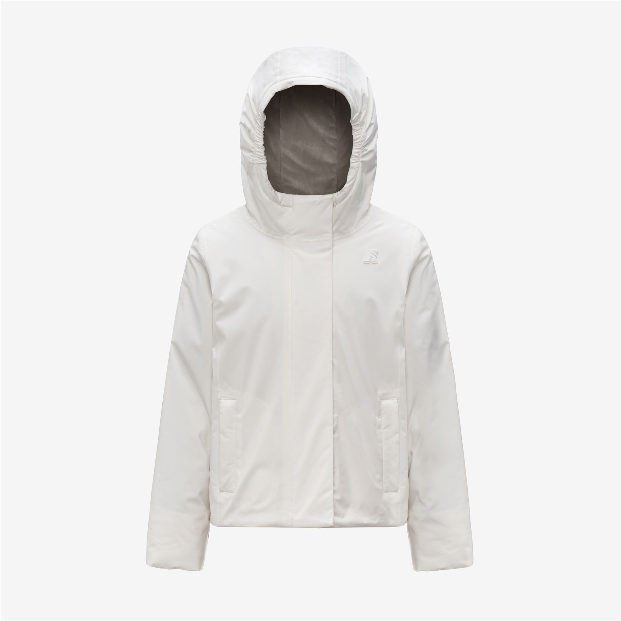 Jackets_GIRL_P. LILY SOFT TOUCH MARMOTTA_Short_White Gardenia - Grey Goat - Commercial 1