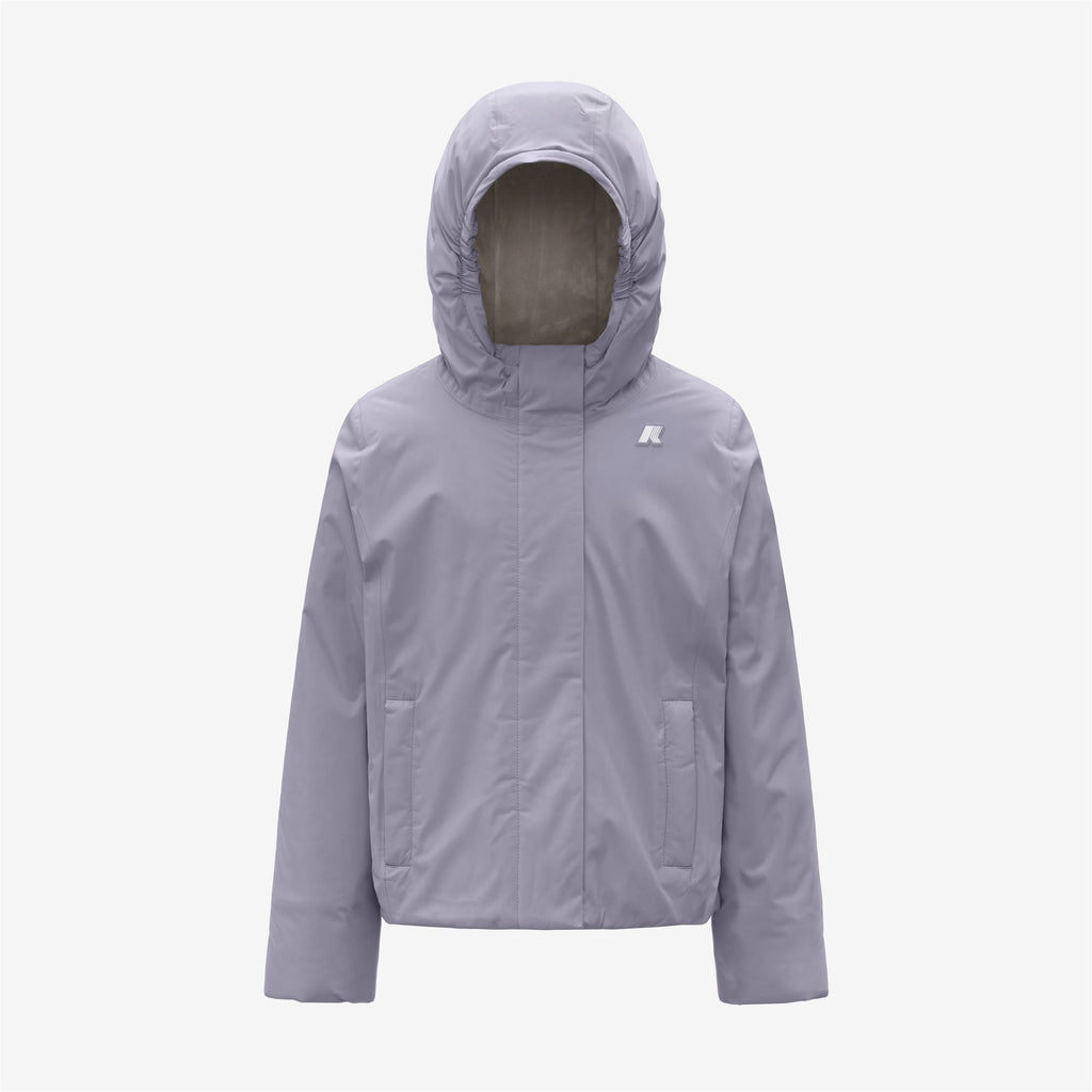 Jackets_GIRL_P. LILY SOFT TOUCH MARMOTTA_Short_Violet Lavender - Grey Goat - Commercial 1