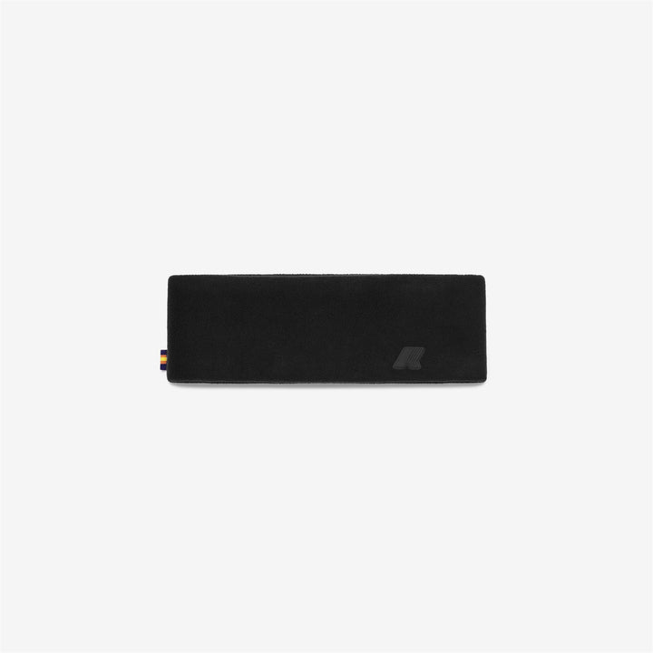 Black Grey Unisex Ski Headband in Soft Polyester 1
