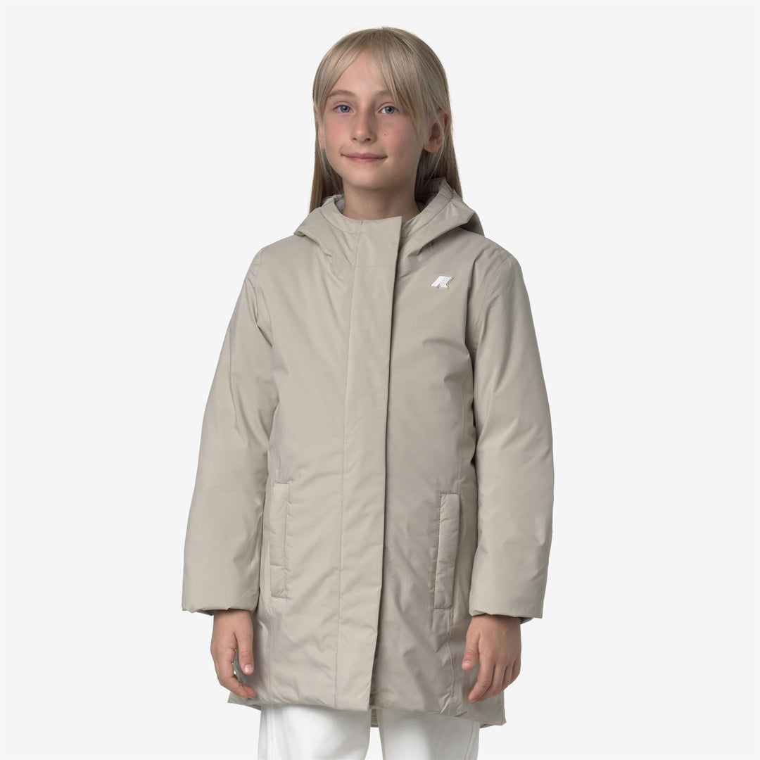 Beige Girl's Mid-Weight Soft Touch Jacket main
