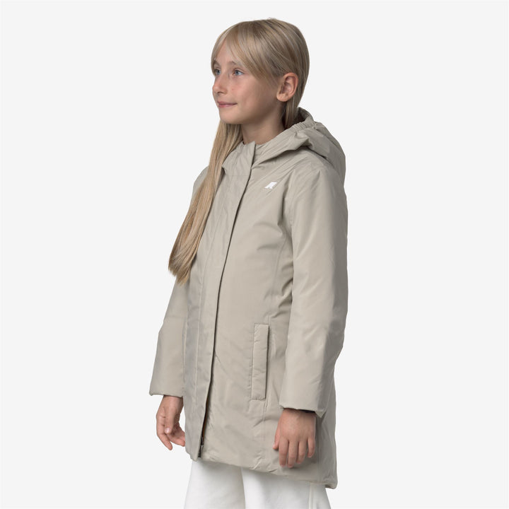 Beige Girl's Mid-Weight Soft Touch Jacket 4