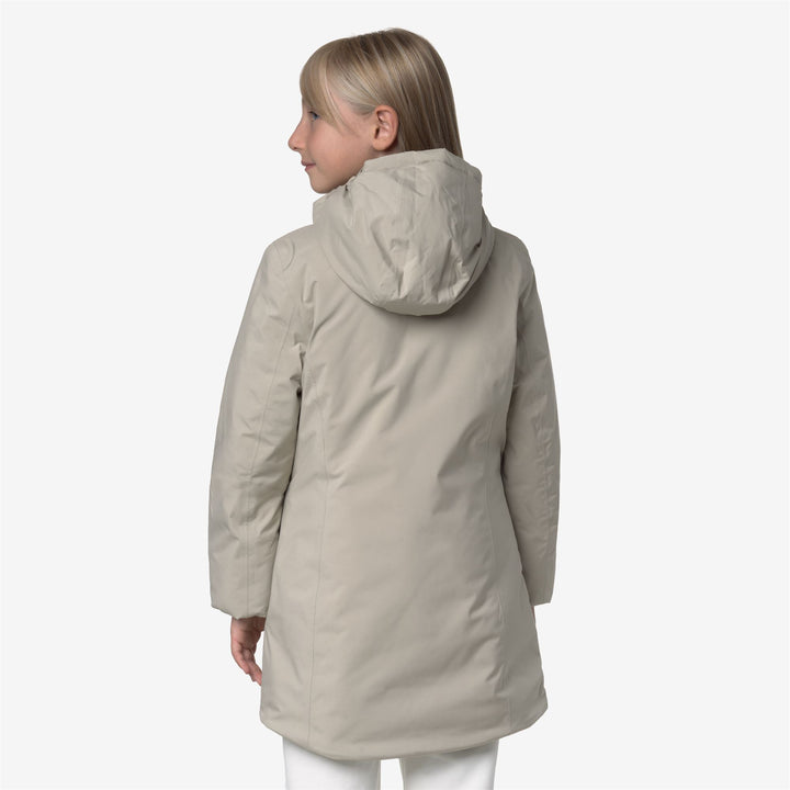Beige Girl's Mid-Weight Soft Touch Jacket 5