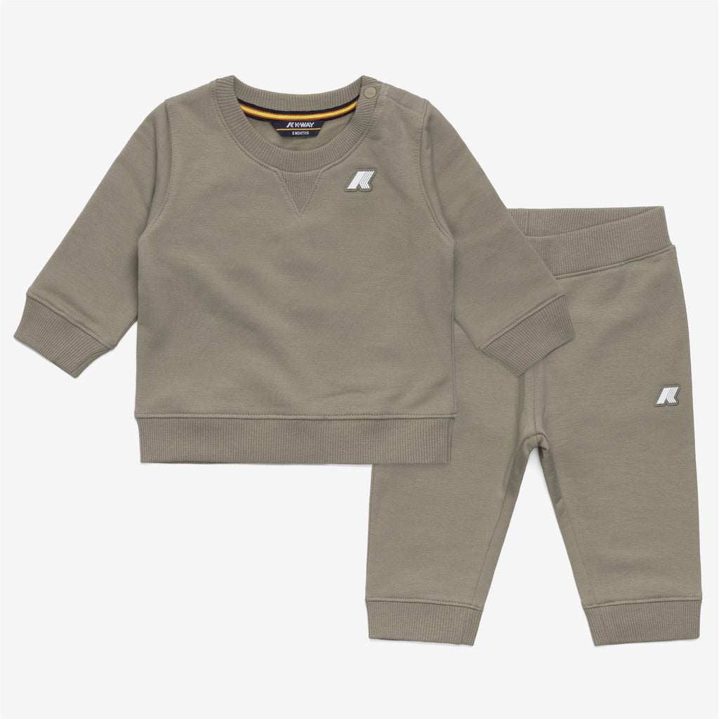 Sets_KID UNISEX_E. SET BAPTISTELLE MICKETTE_Pants / Sweater_Green Oak - Commercial 1
