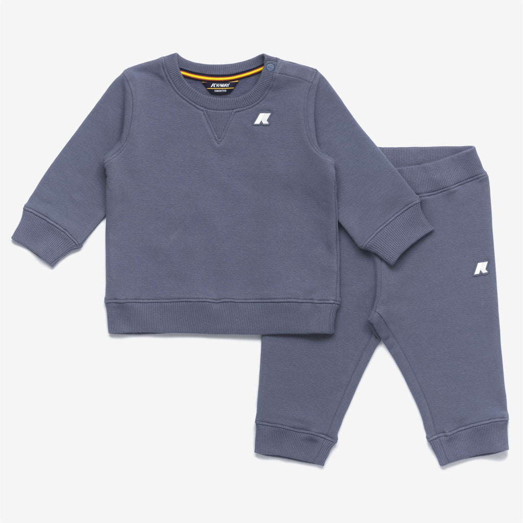 Sets_KID UNISEX_E. SET BAPTISTELLE MICKETTE_Pants / Sweater_Grey Blue Avio - Commercial 1