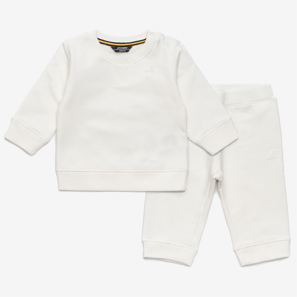 Sets_KID UNISEX_E. SET BAPTISTELLE MICKETTE_Pants / Sweater_White Gardenia - Commercial 1