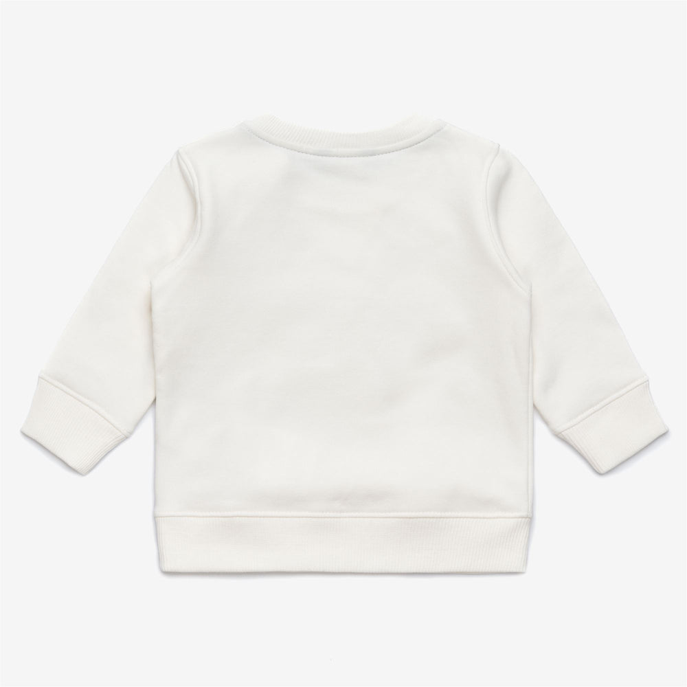 White unisex Kids' Fleece Sweatshirt and Pants Set 02
